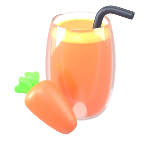 Karottensaft  3D Icon