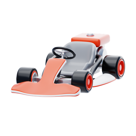 Faire du karting  3D Icon