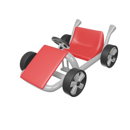 Kart  3D Icon
