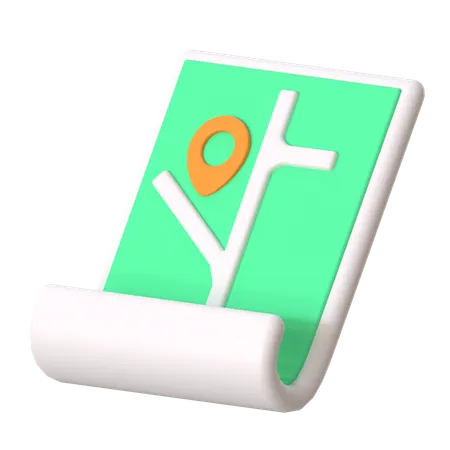 Karte  3D Icon