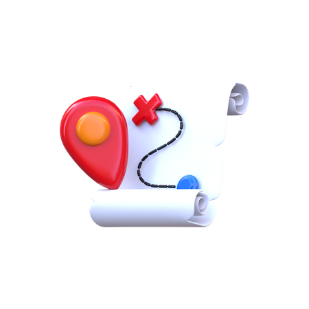 Karte  3D Icon