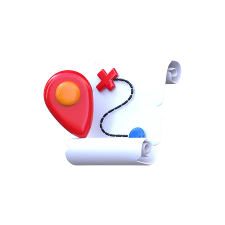 Karte  3D Icon