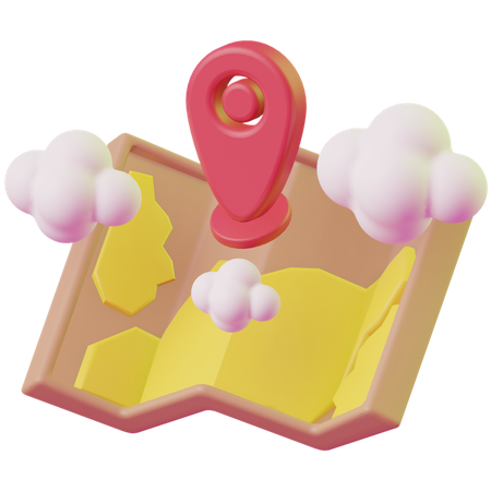 Karte  3D Icon