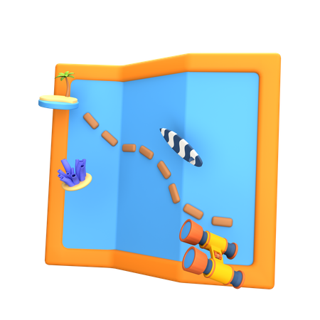 Karte  3D Icon