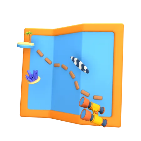 Karte  3D Icon