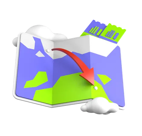 Karte  3D Icon