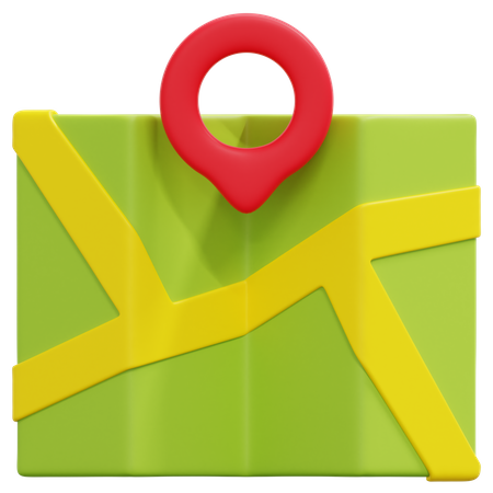 Karten-App  3D Icon