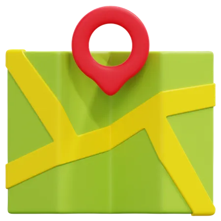 Karten-App  3D Icon