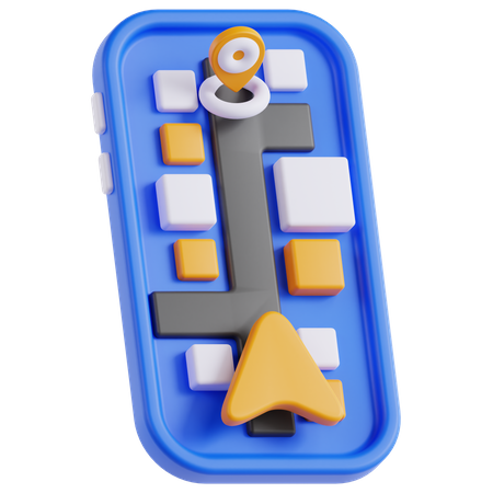 Karten-App  3D Icon