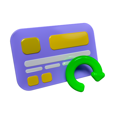 Karten-Cashback  3D Icon