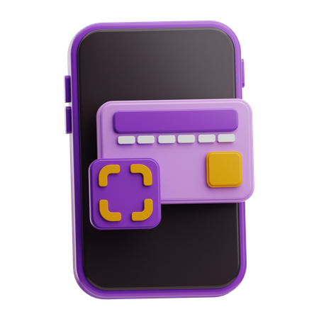Karte scannen  3D Icon