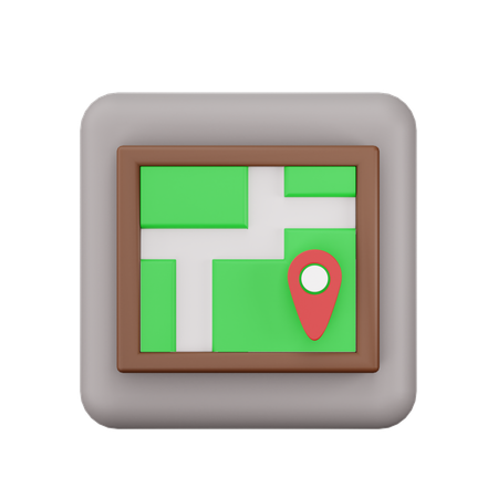 Karten  3D Icon