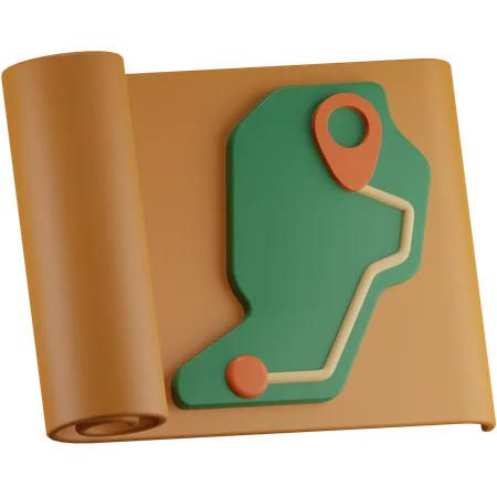 Karten  3D Icon