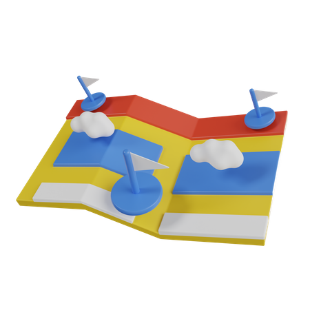 Karten  3D Icon