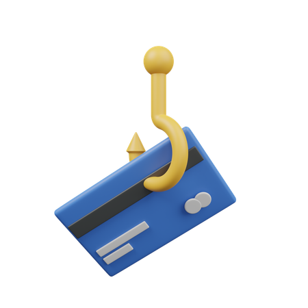 Karten-Phishing  3D Icon