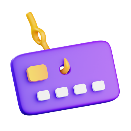 Karten-Phishing  3D Icon