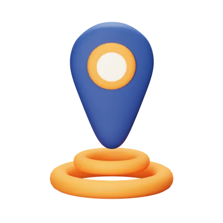 Karten-Pin  3D Icon