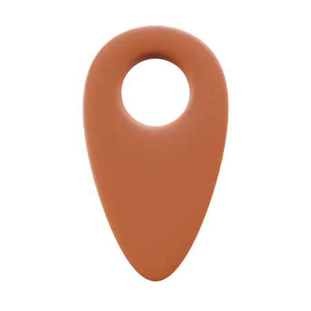 Karten-Pin  3D Icon