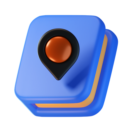 Kartenbuch  3D Icon