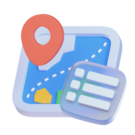 Kartenlegende  3D Icon