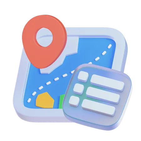 Kartenlegende  3D Icon