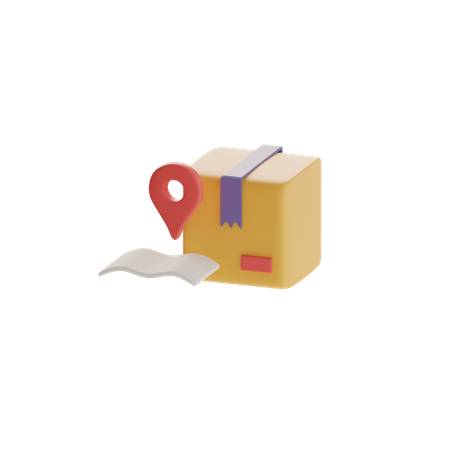 Karte Lage  3D Icon