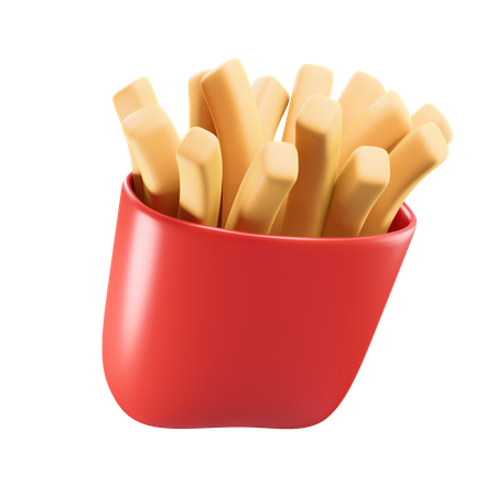 Pommes  3D Icon