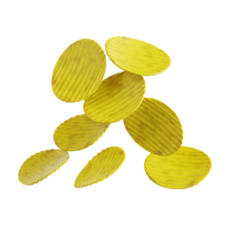 Kartoffelchip  3D Icon