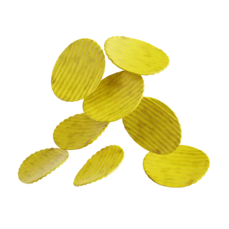 Kartoffelchip  3D Icon