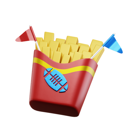 Kartoffeln Pommes  3D Icon