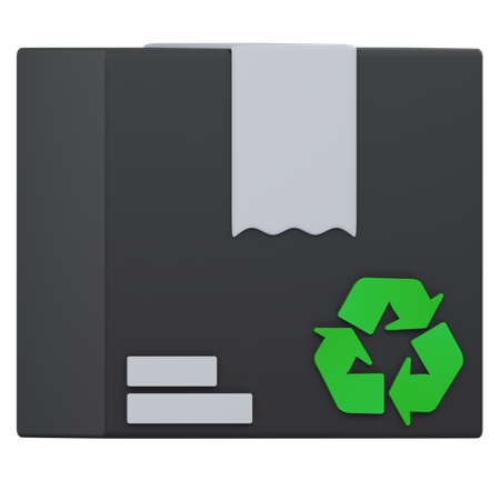 Karton recyceln  3D Icon