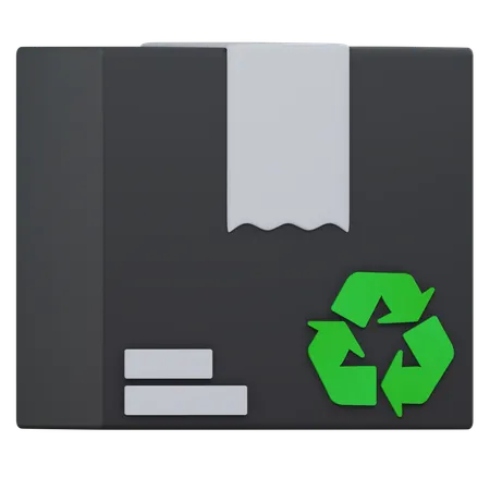 Karton recyceln  3D Icon