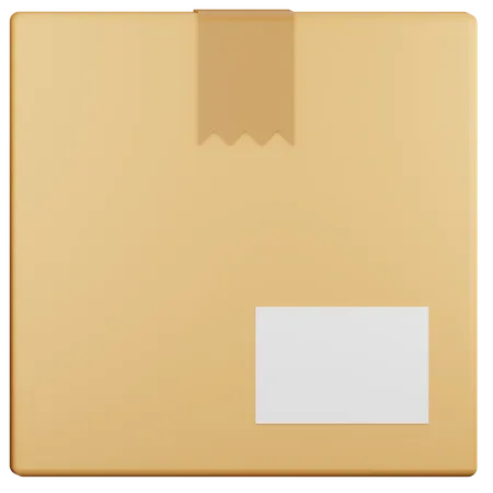 Kartonverpackung  3D Icon