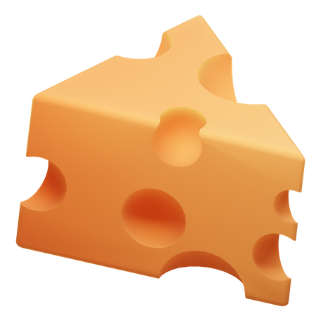 Käse  3D Illustration