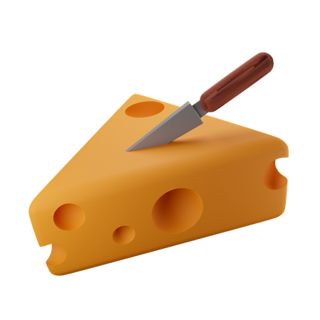 Käse  3D Illustration