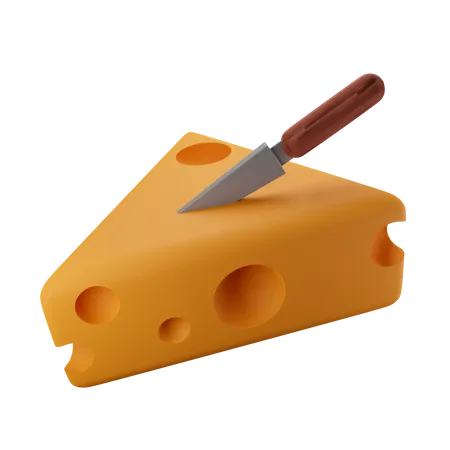 Käse  3D Illustration