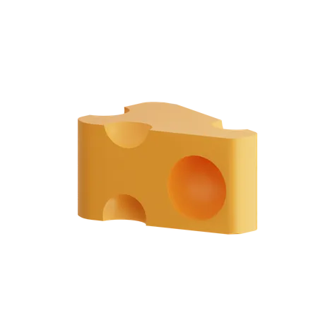 Käse  3D Illustration