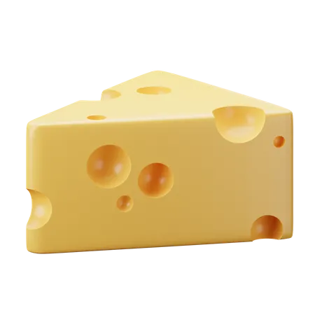 Käse  3D Illustration