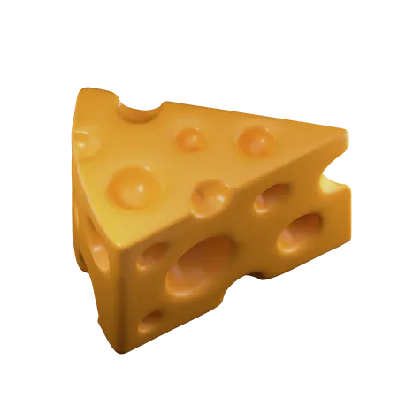 Käse  3D Illustration