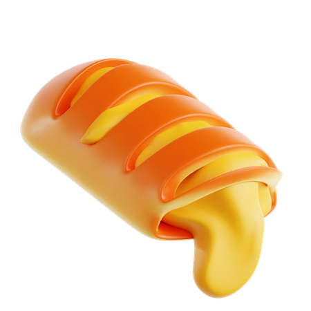 Käse Brot  3D Icon