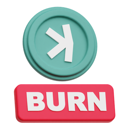 Kaspa Burn  3D Icon