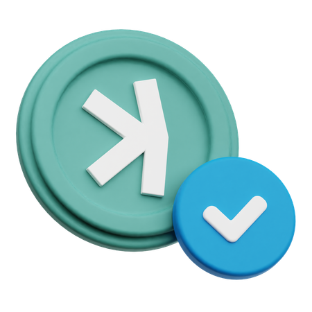 Kaspa Check  3D Icon