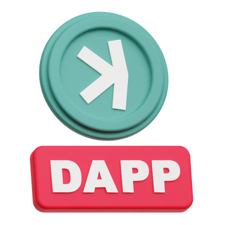 Kaspa Dapp  3D Icon