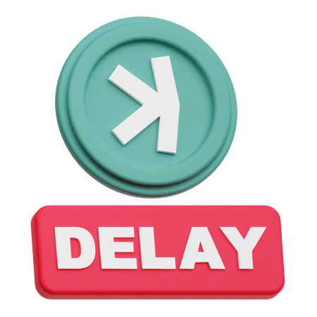 Kaspa Delay  3D Icon