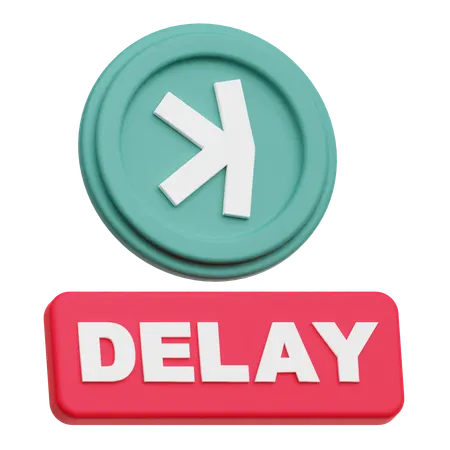 Kaspa Delay  3D Icon