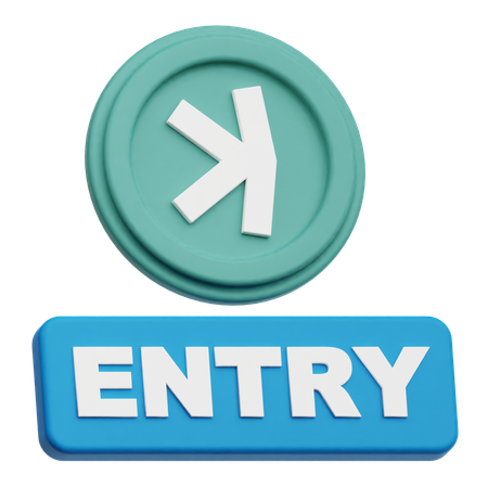 Kaspa Entry  3D Icon