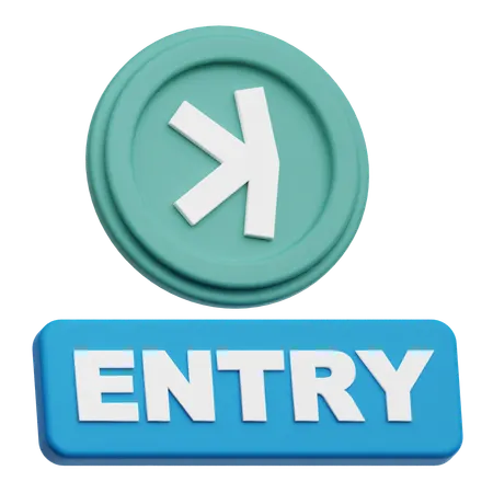 Kaspa Entry  3D Icon