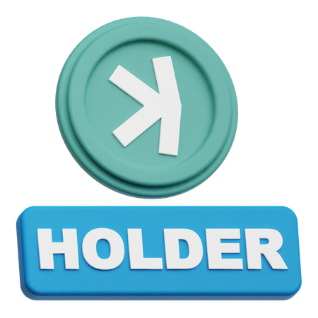 Kaspa Holder  3D Icon