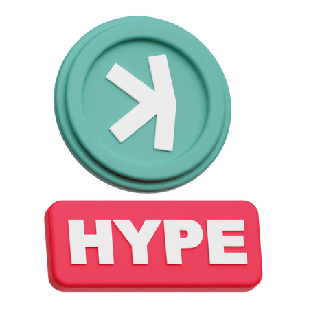 Kaspa Hype  3D Icon