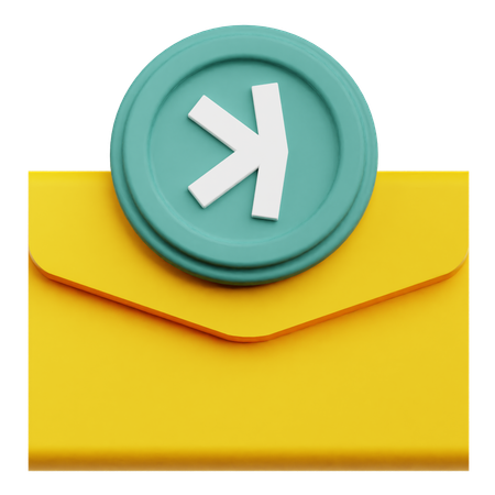 Kaspa Mail  3D Icon